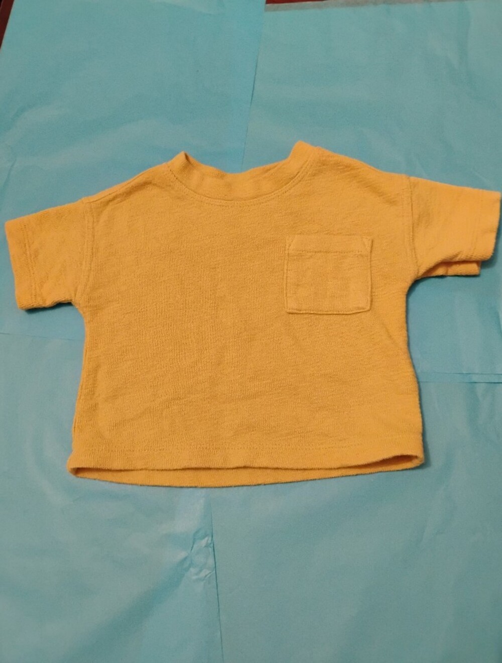 Old Navy Short-Sleeve Pocket Tee in Mustard Yellow